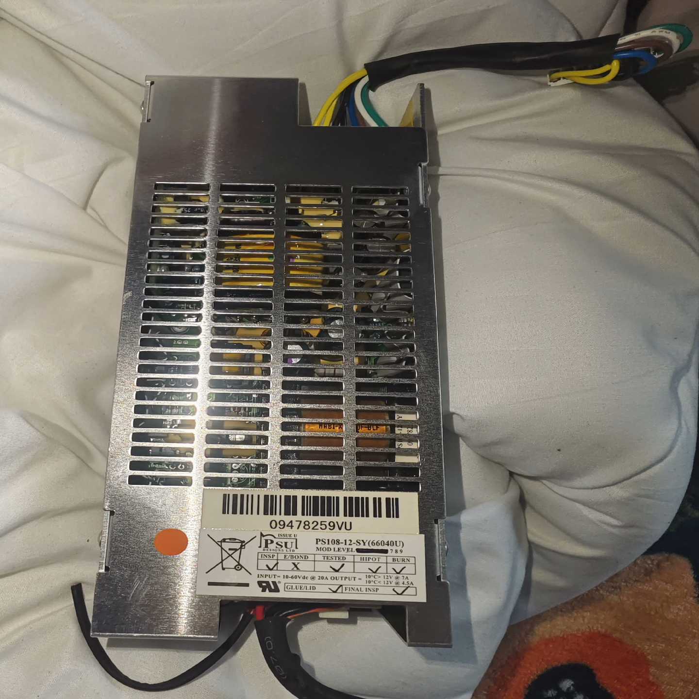 拆机PSU电源型号:PS108-12-SY议价