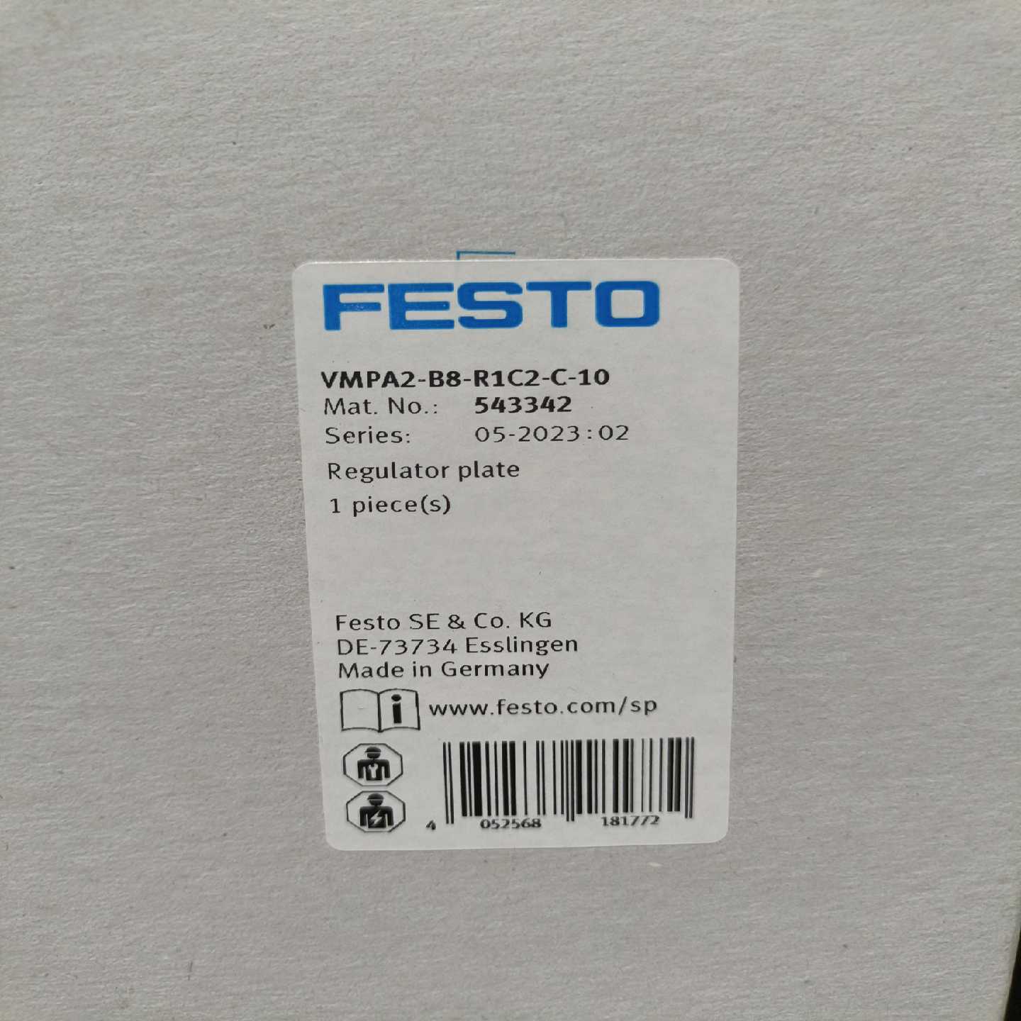 费斯托543342VMPA2-B8-R1C2-C-10询价