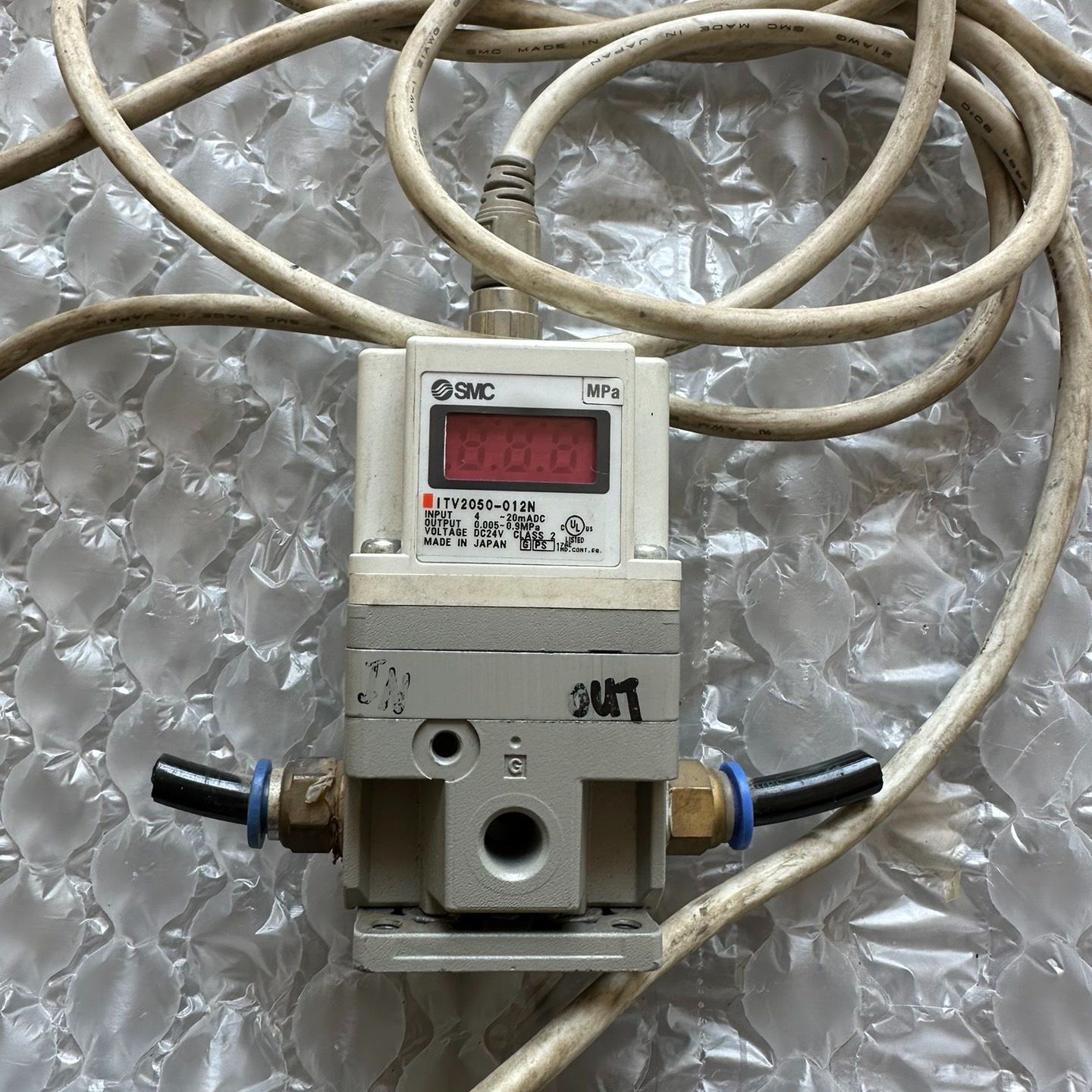 SMC比例阀ITV2030-012N,拆机品相不错。连接线2--议价商品