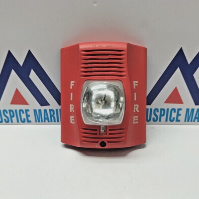 System Sensor P2R Horn Strobe 2Wire Feu Alarme Rouge Support