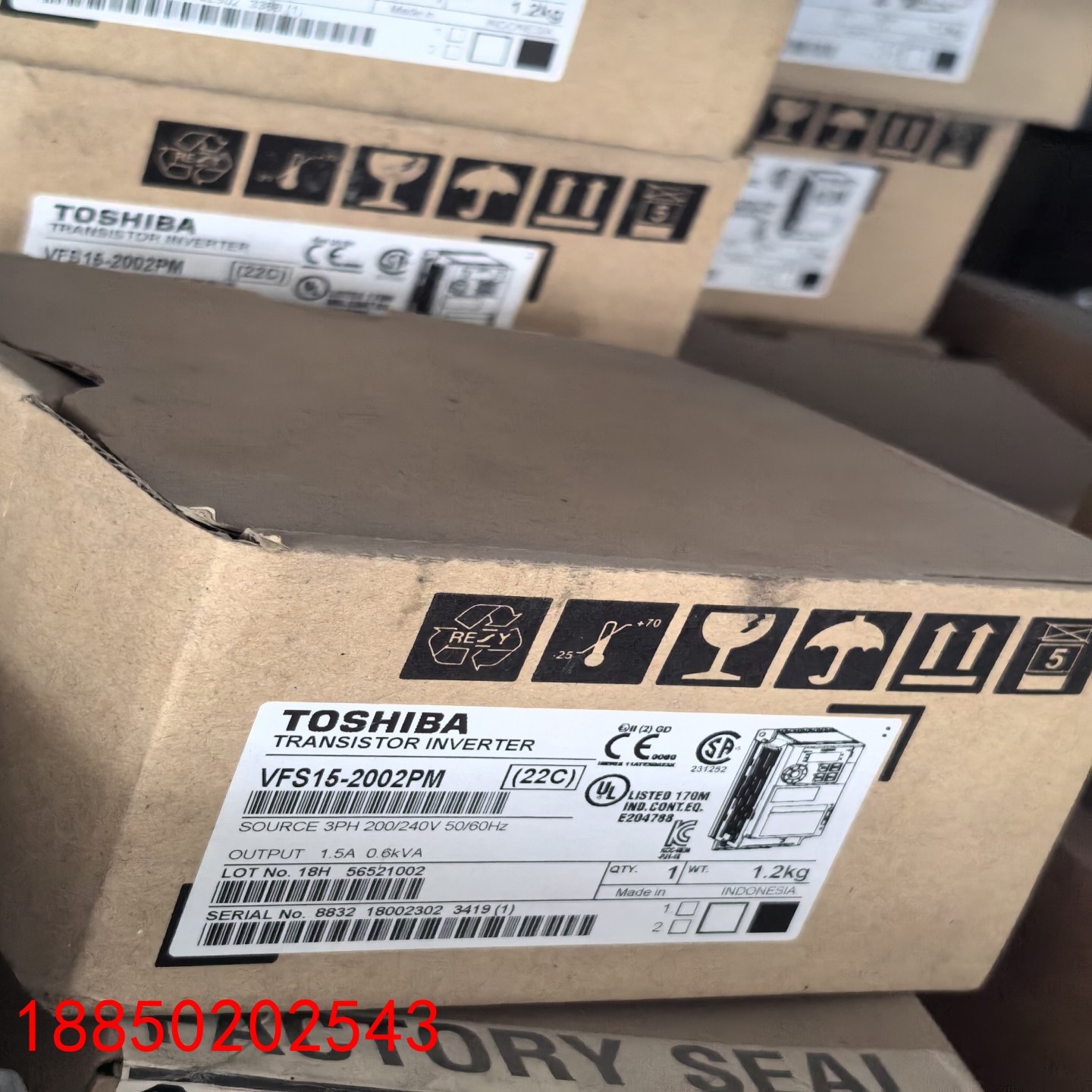 【请询价】全新Toshiba东芝变频器VFS15-2002PM三相2