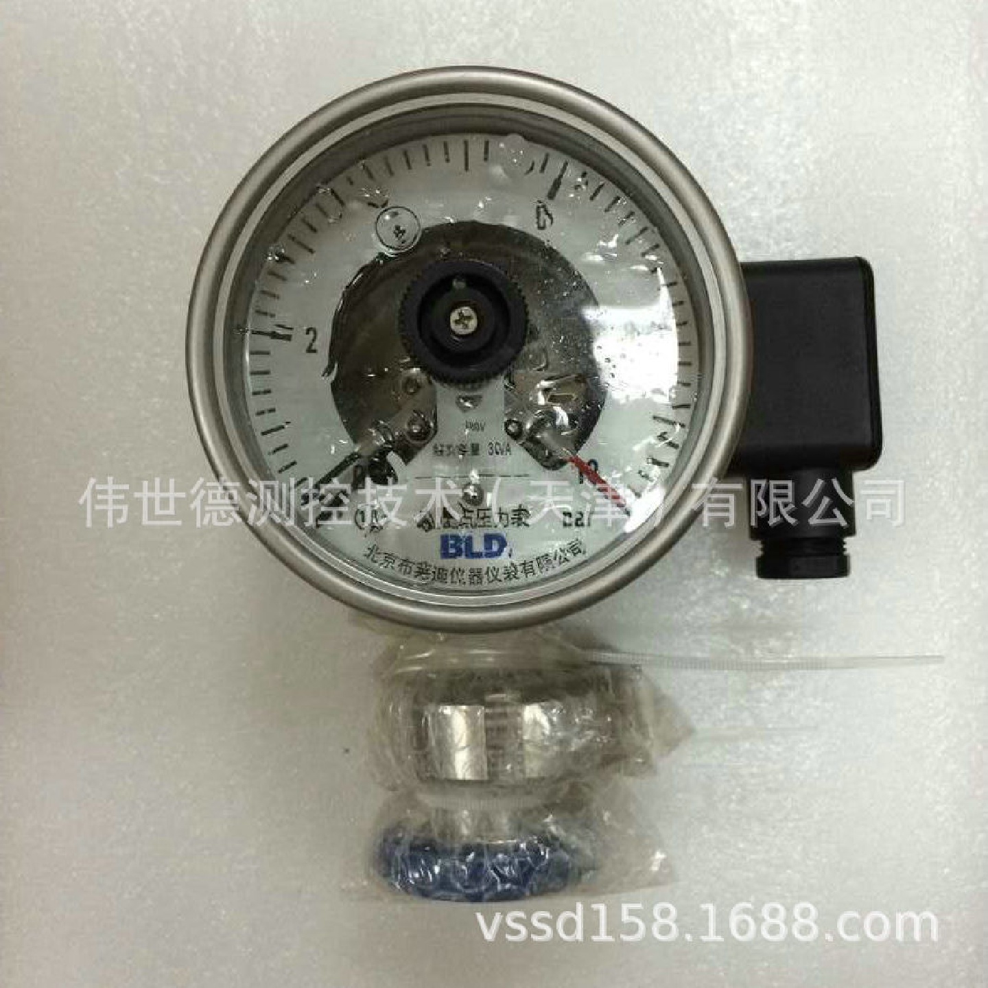 源头供货北京布莱迪BLD全不锈钢耐震电接点卫生型隔膜表PYXHN-100