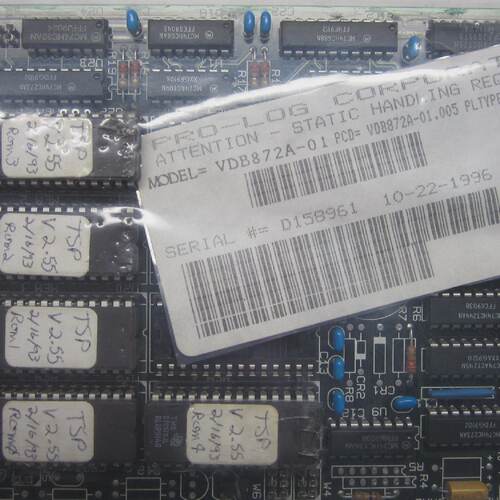 PROLOG VDB872A01 PC Board