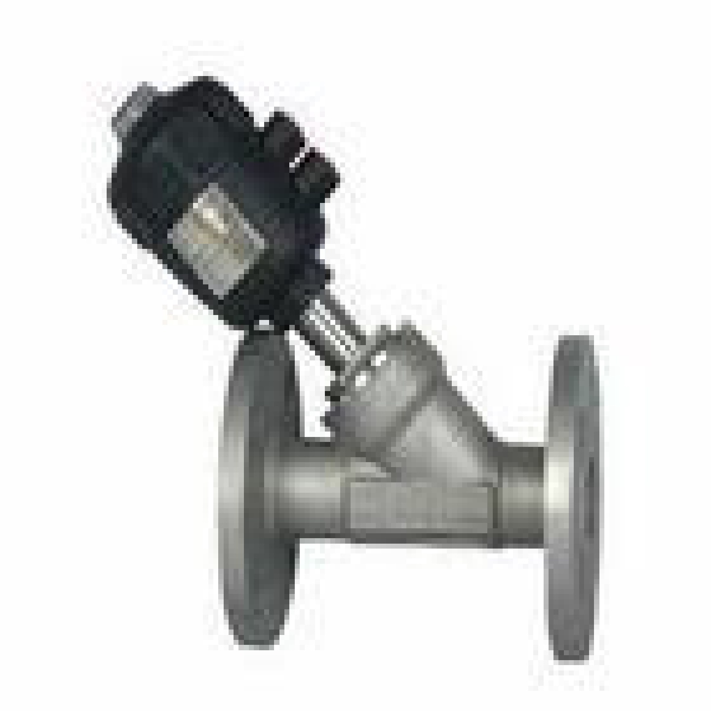 供应博文法兰气动角座阀