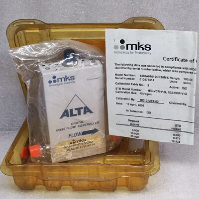 议价MKS 质量流量控制器 1480A07012CR16M12 100SCCM BCL3 正品原