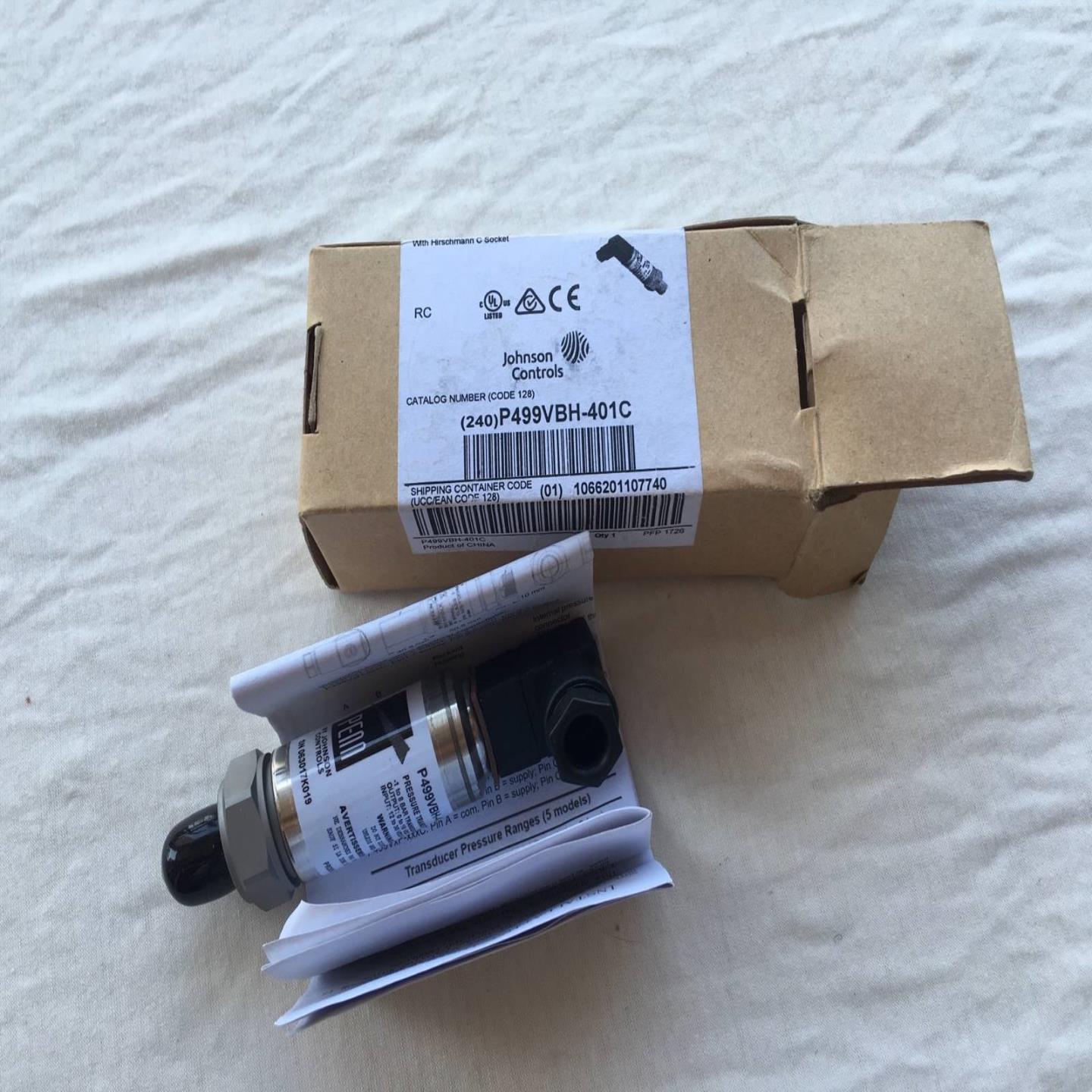 配件美国Johnson Controls江森PENN P499VBH-401C压力传感议价