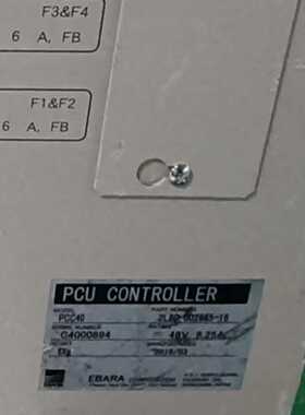 询价~EBARA PCU控制器！型号：PCC40，编号：2L8