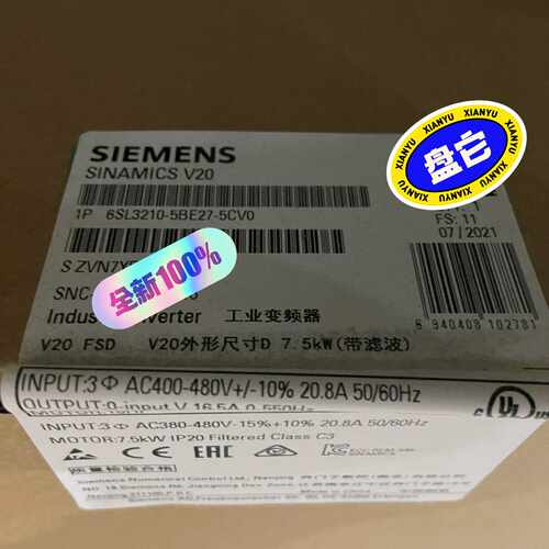 6SL3210-5BE27-5CV0V207.5KW询价