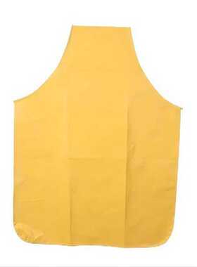 杜邦Tychem-C黄色单围裙耐酸碱防化实验室防护围裙70*95cm