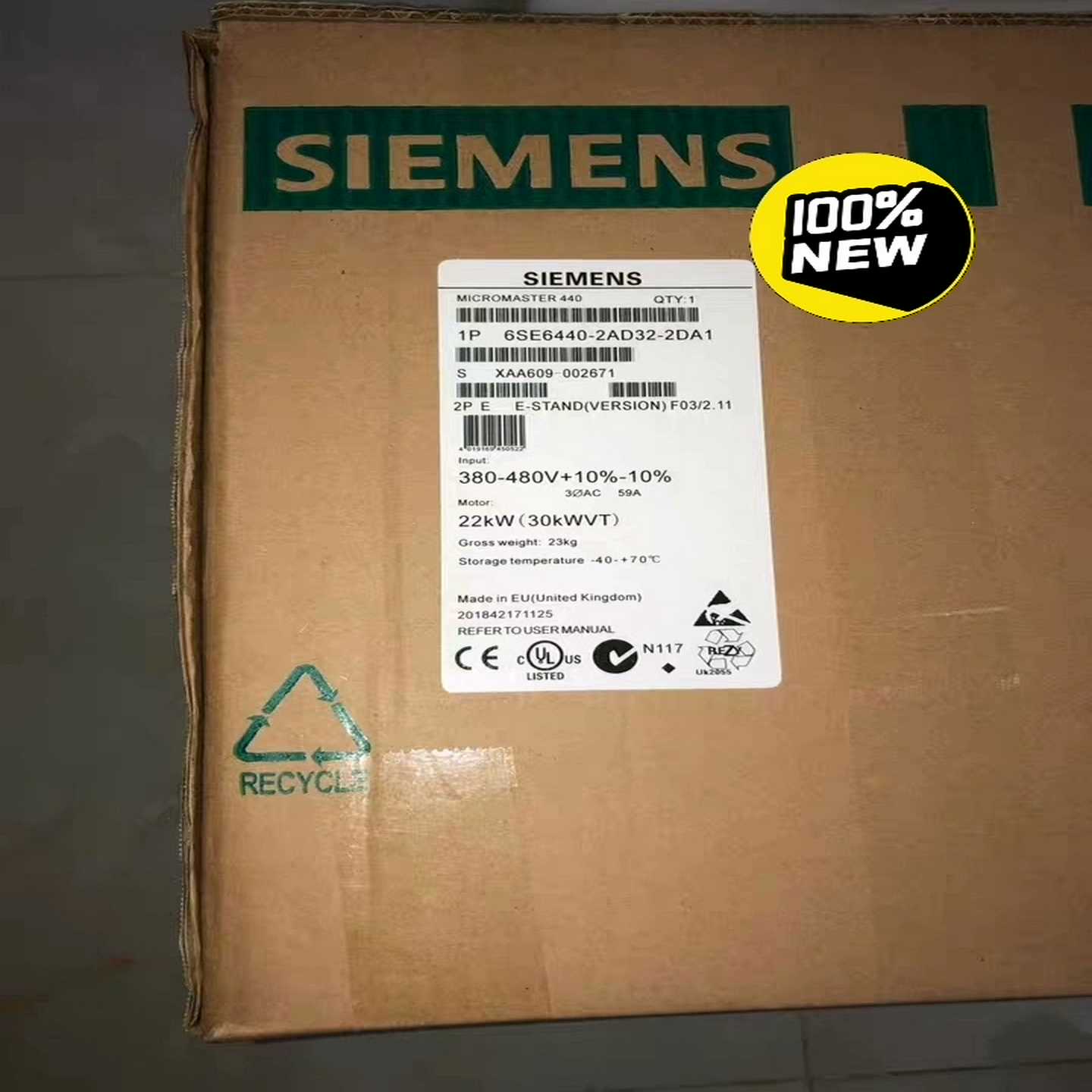 【议价】6SE6440-2AD32-2DA1恒定转矩22kW