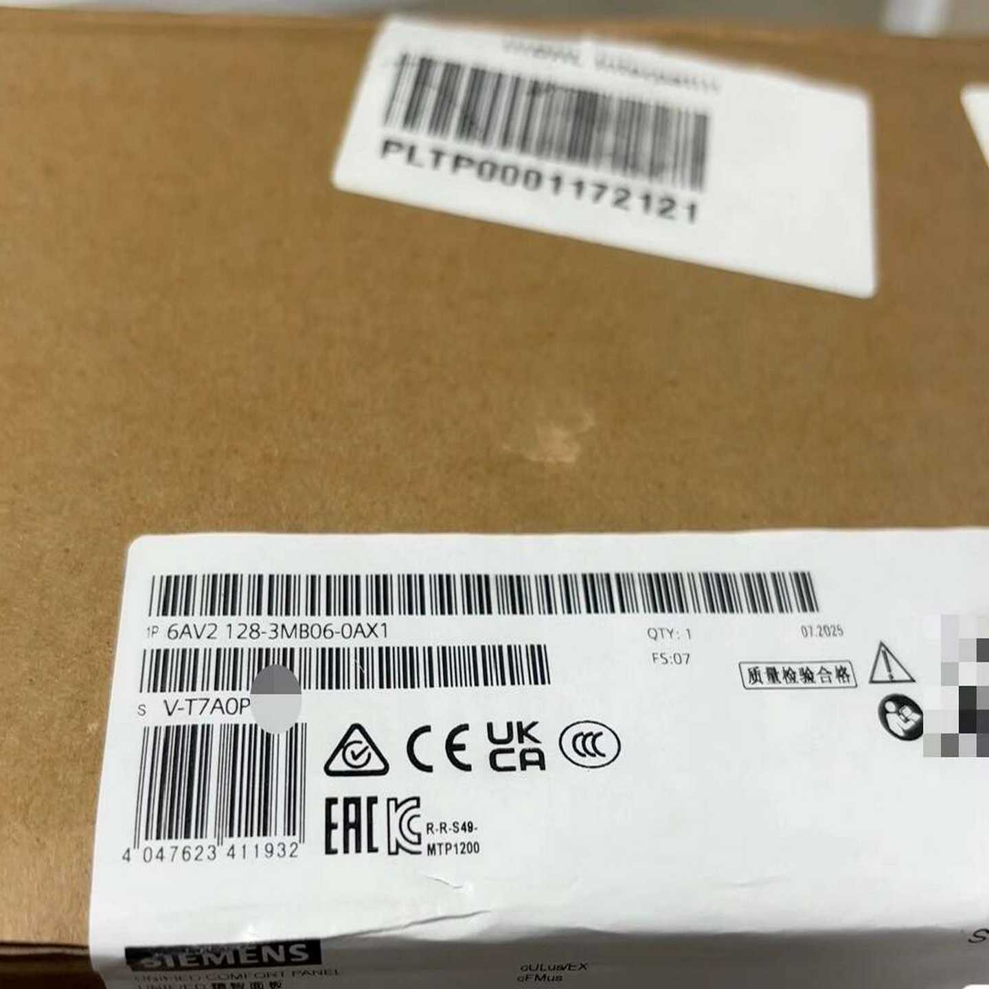 全新原装正品6AV2128-3MB06-0AX1西门子模块--议价商品