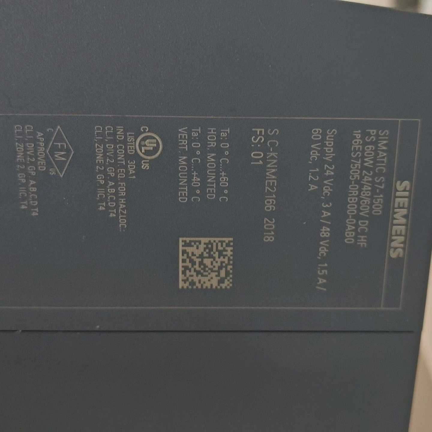 6es7505-0rb00-0ab0  模块，电源~询价