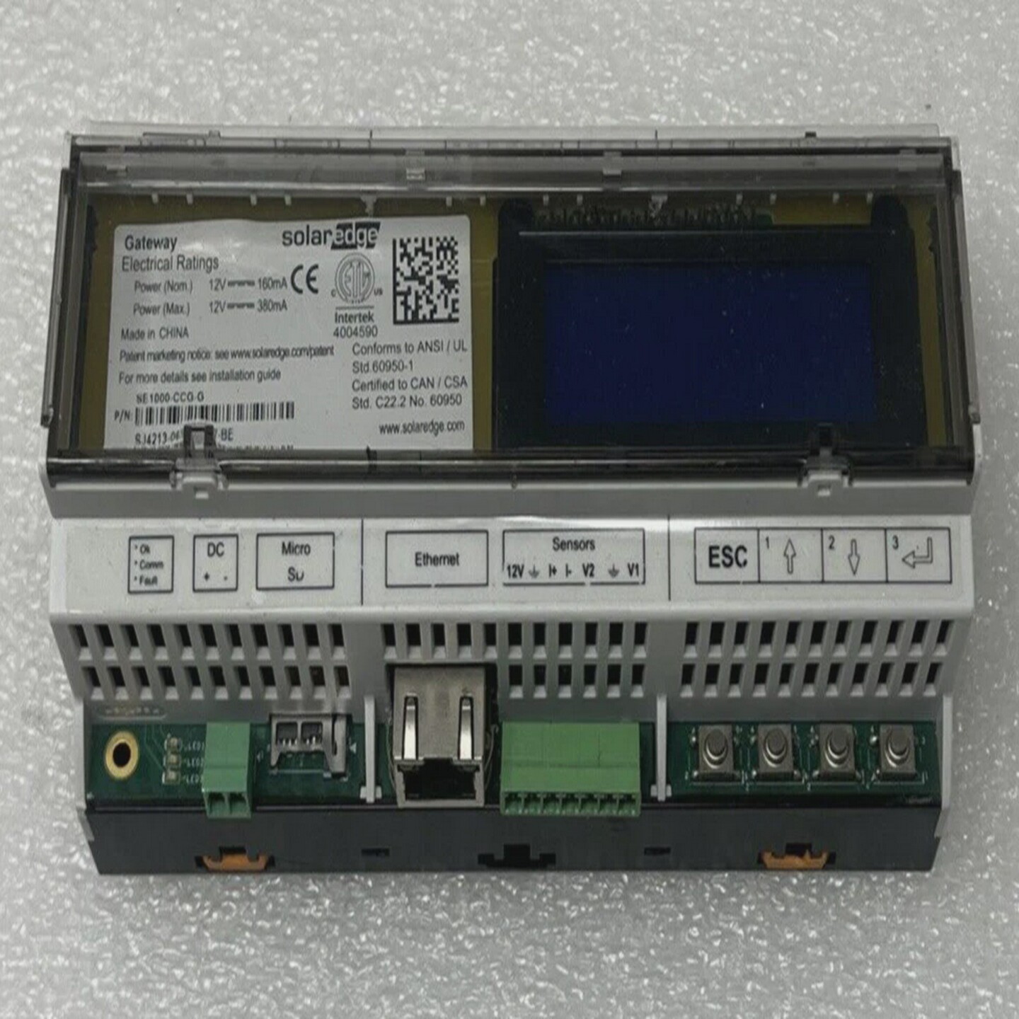 Solaredge、控制和通信网关SE1000-CCG-G