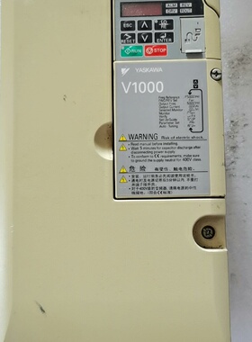 安川变频器型号CIMRVB4A0023FAA成色如图原