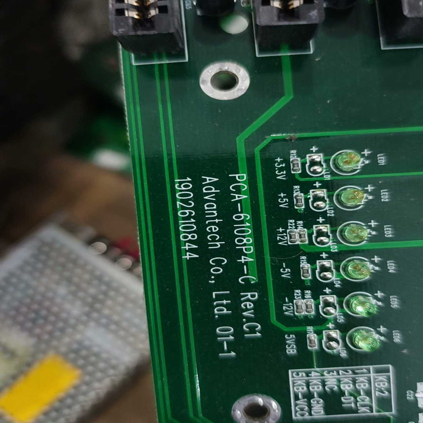 咨询-研华工控底板，型号：PCA-6108P4REV2，成色