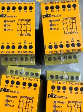 议价pilz皮尔兹X3774318安全继电器未拆封工