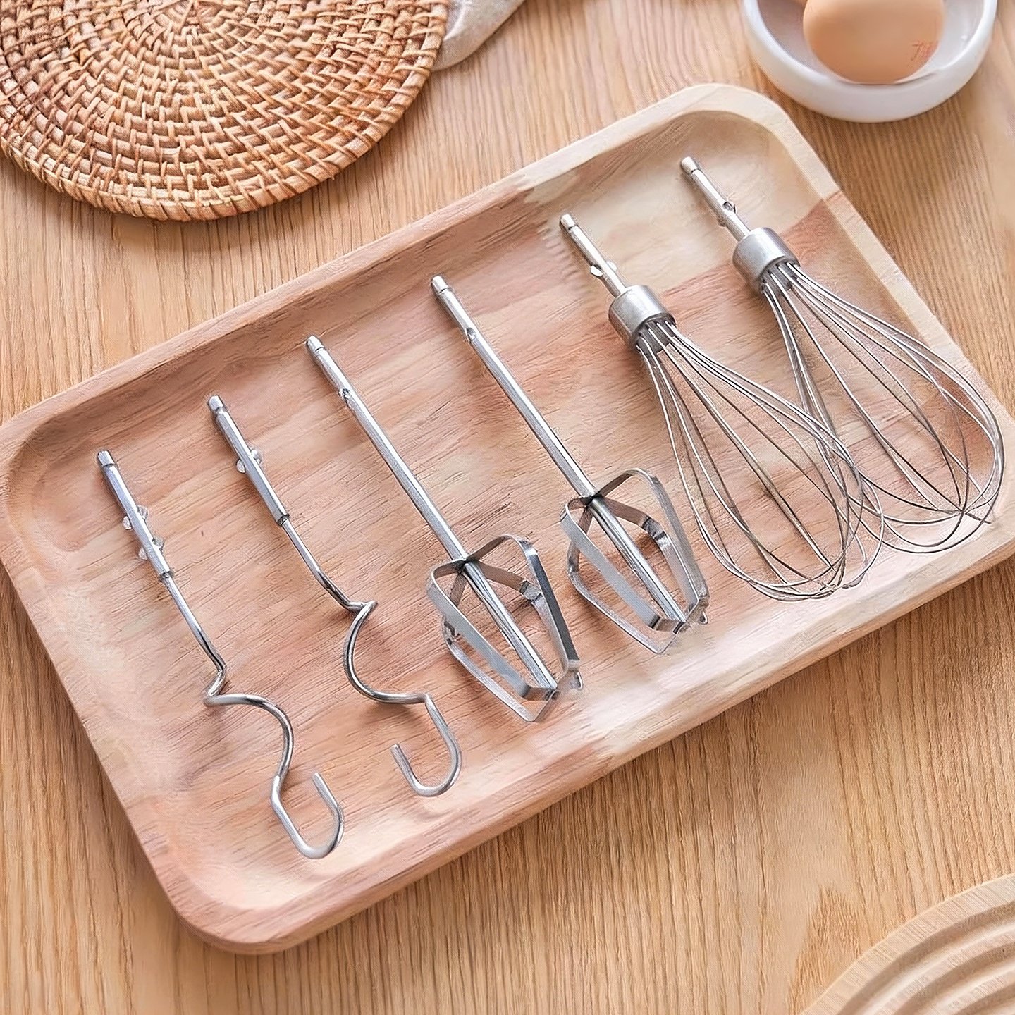 电动打蛋器配件搅拌头打蛋棒12线家用打蛋头和面棒奶油蛋清搅拌棒