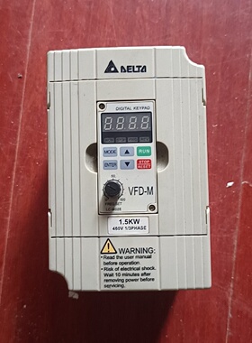 【询价】台达M系列1.5KW变频器VFD015M43B  380V