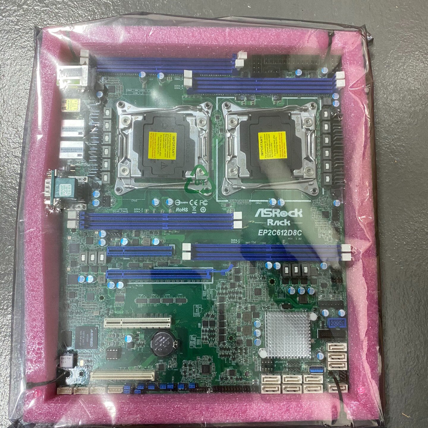 全新永擎EP2C612D8C服务器主板双路X99ATX主-议价