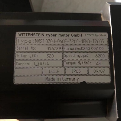 WITTENSTEIN电机MMSI070H060E3，议价商品