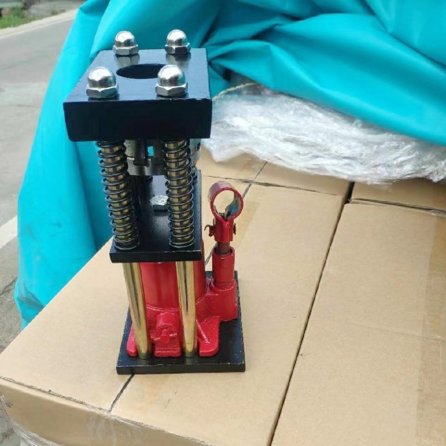 压管机小型手动液压扣管机农用高压锁紧接头胶管打药管扣压机批发