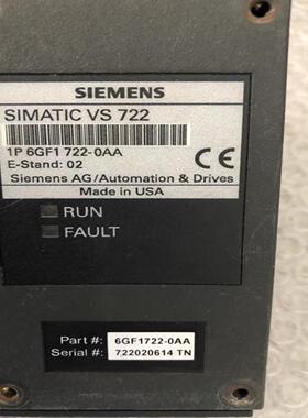 西门子SIMATICVS722镜头6GF1722-0AA议价