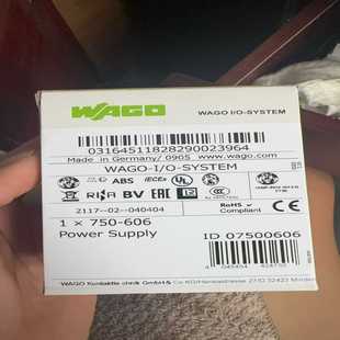 全新原装 WAGO电源模块750 606