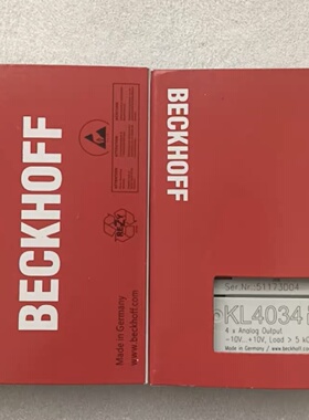 议价德国倍福原装正品模块 KL4034