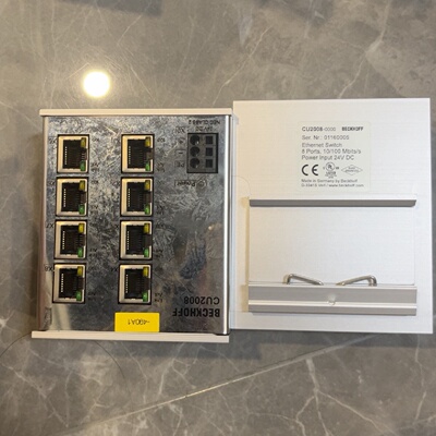 倍福BECKHOFFCU20080000工业交换机8口-议价
