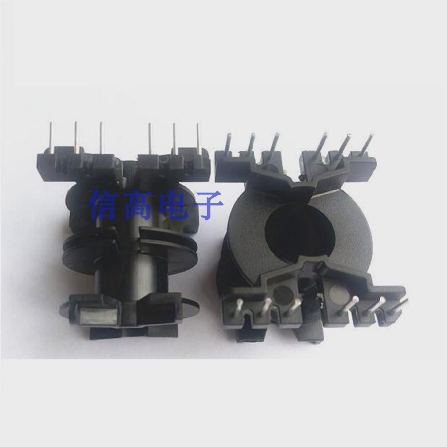 PQ3535电源磁芯骨架PQ3538变压器磁芯骨架立式双槽66针