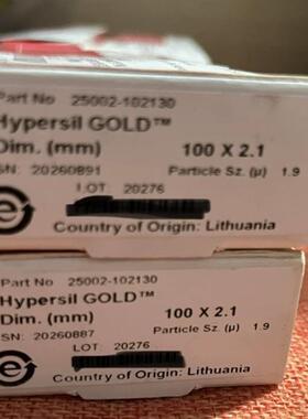 配件赛默飞 100x21mm 19um Hypersil GOLD 25002-102130 298议价