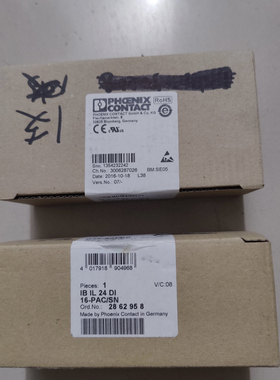菲尼克斯IBIL24DI16-PAC/SNPLC模块2862958
