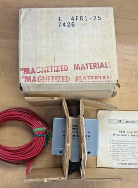 Honeywell4FR1-25ProximitySwitch7426MicroSwitch120VAC