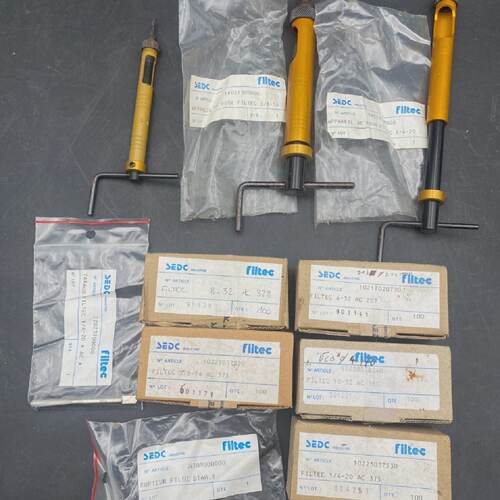 Lot Of SEDC FILTEC Tapping Parts 832AC328 632AC207 1032AC380