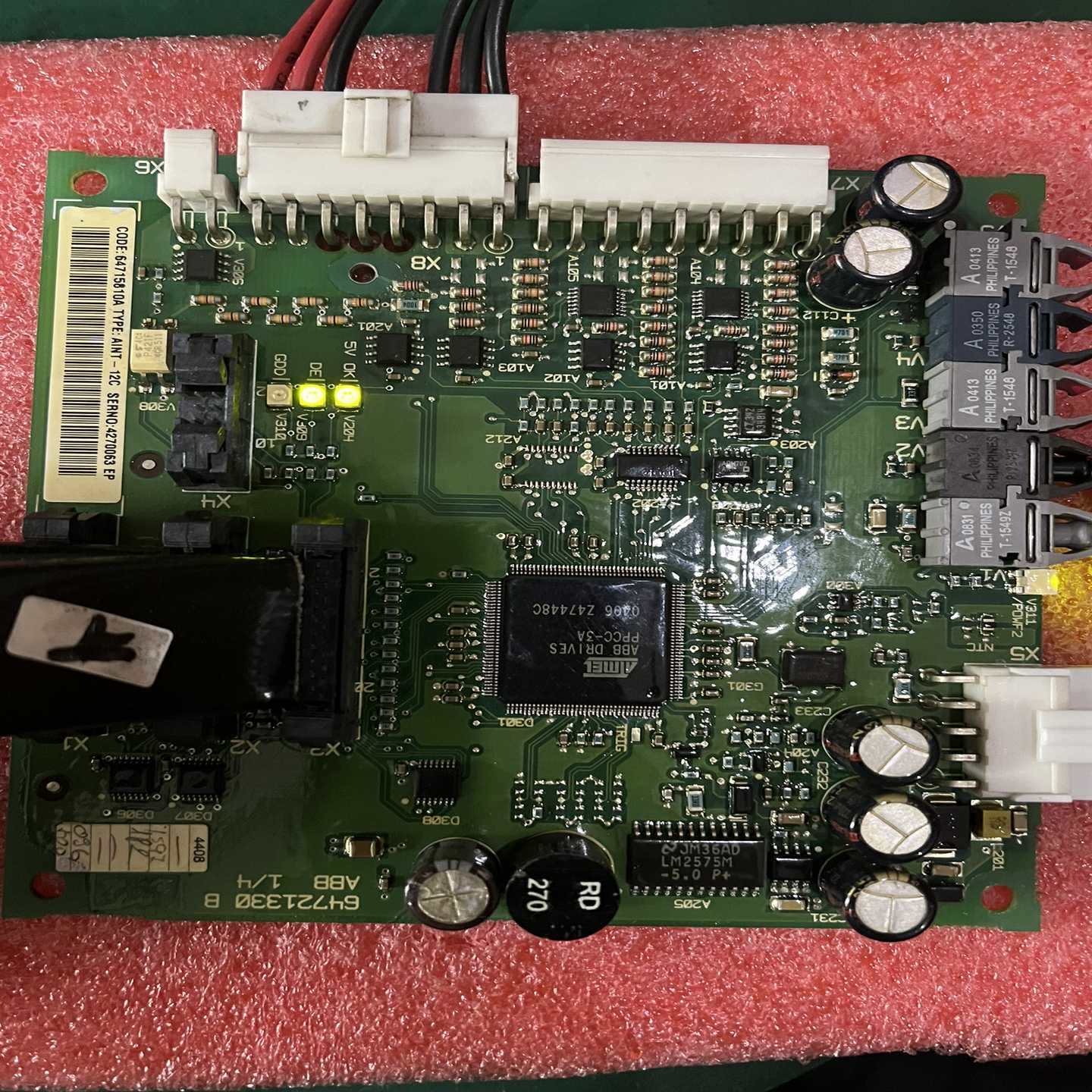 ABB800 变频器光纤信号板 光纤板 AINT-12C 原~询价