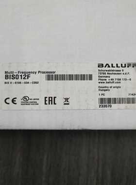 全新原装巴鲁夫BIS012F-议价