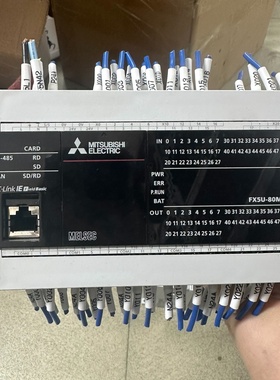 三菱PLCFX5U80MTES19年1530一台20