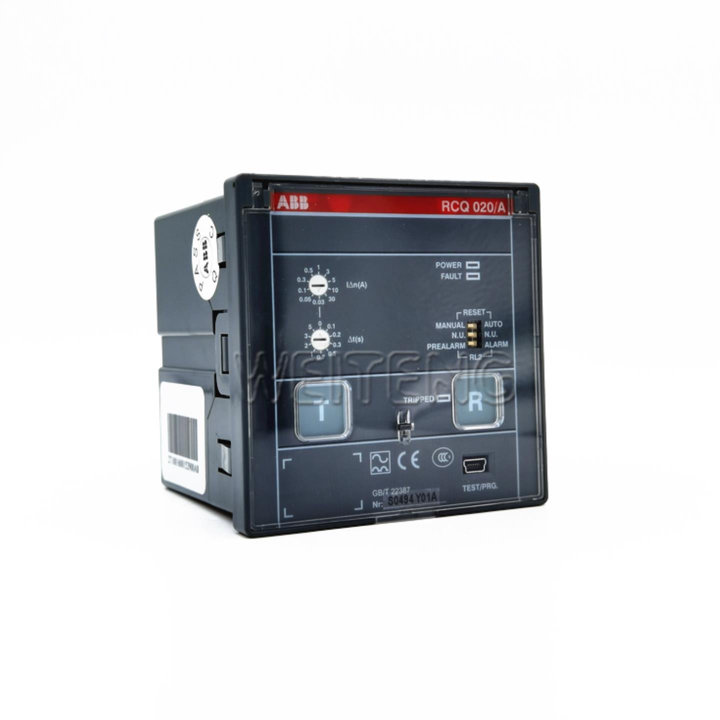 隆兴ABB漏电继电器 RCQ 020A TOR CL60mm 415VAC剩余电流断路*
