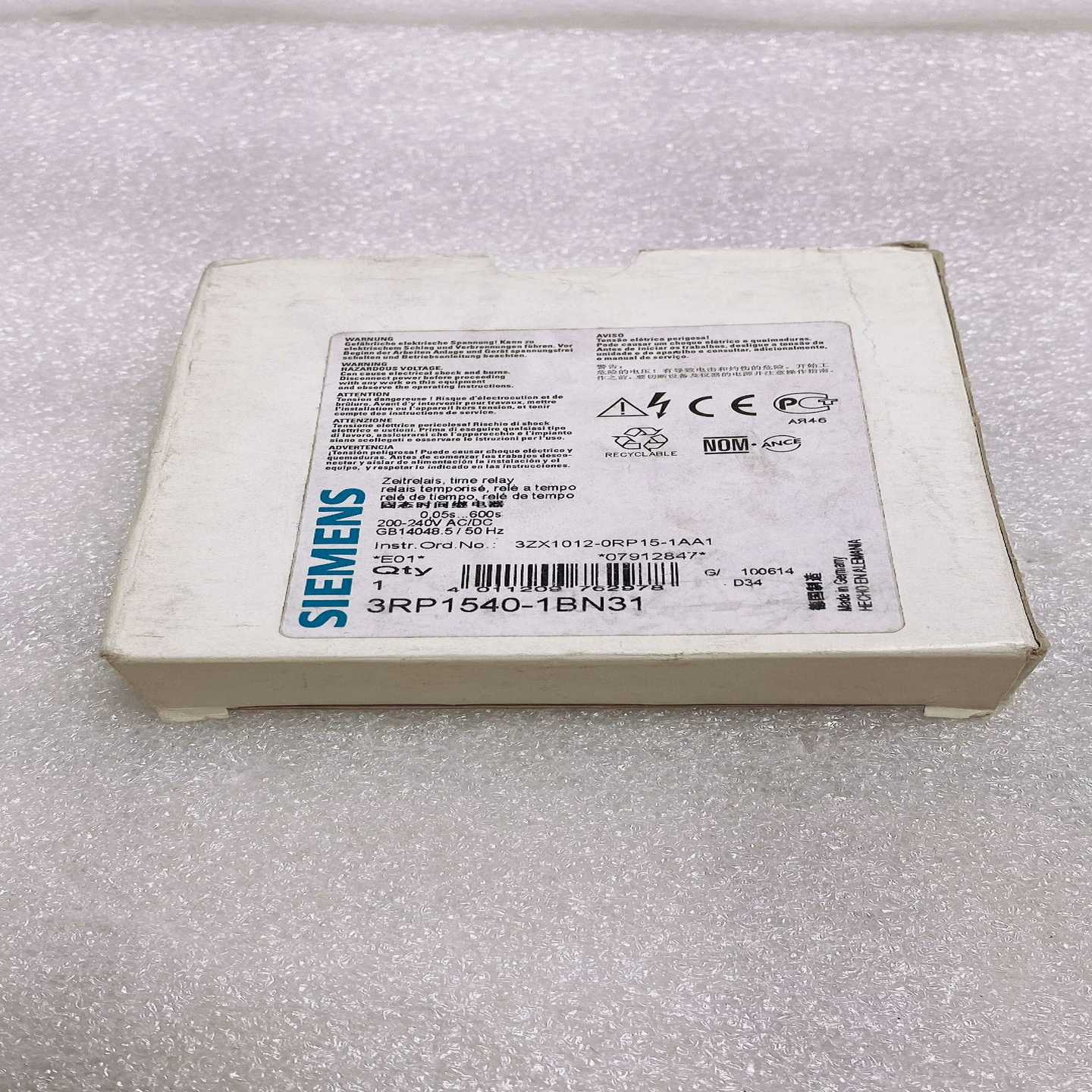 西门子3RP1540-1BN31时间继电器--议价商品