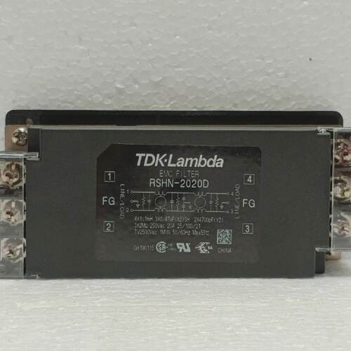 TDKLambda RSHN2020D EMC Filter 20A 250V DIN Rail Noise Suppr