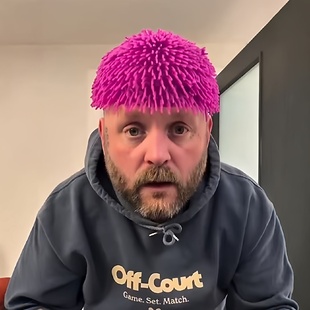 刺刺球头套搞怪抽象杀马特发型长毛头套酒吧蹦迪聚会显眼包道具