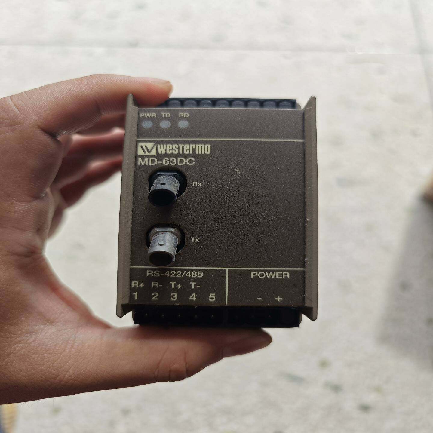 【议价】WESTERMO光纤模块，型号MD-63DC如图所适用