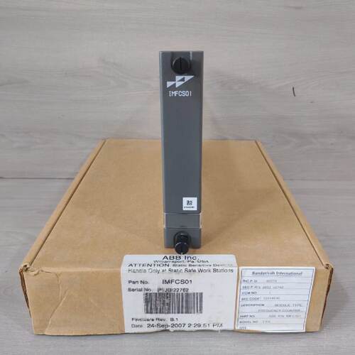 ABB IMFCS01  6636949A1 SYMPHONY FREQUENCY COUNTER MODULE NEW