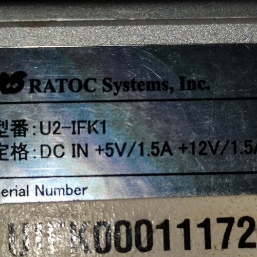 【询价】RATOC U2-IFK1