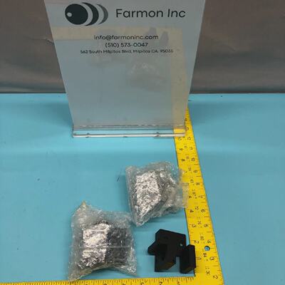 Lot of 3 AMAT 80140105000 Bracket Small Anodized 182857