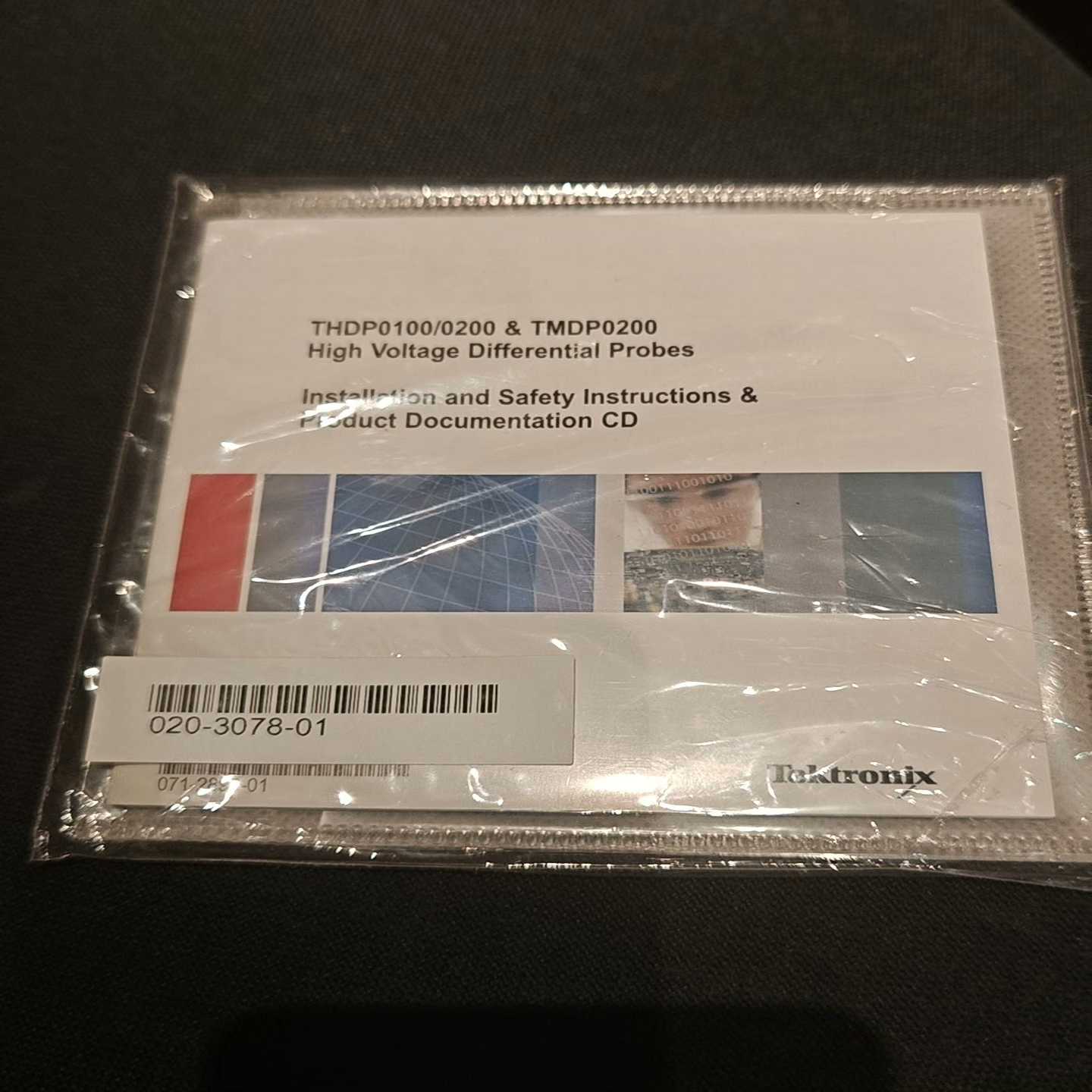 询价泰克THDP0100/0200&TMDP0200安装光盘，未