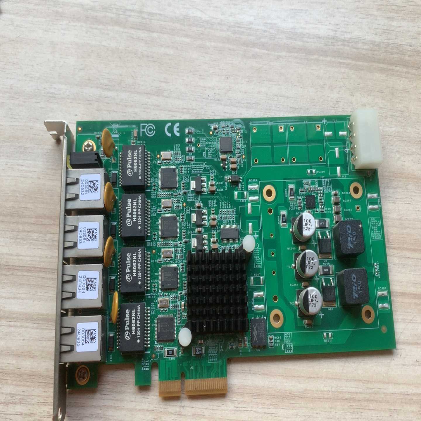 凌华PCIe-GIE64POE4口千兆视频采集卡适用