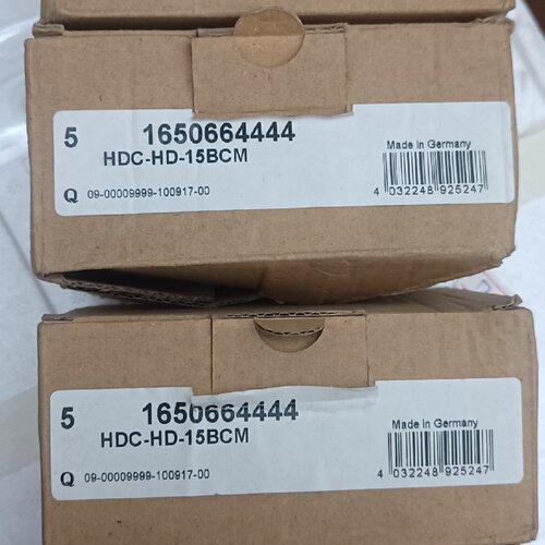 魏德米勒HDCHD15BCM插头1650664444-询