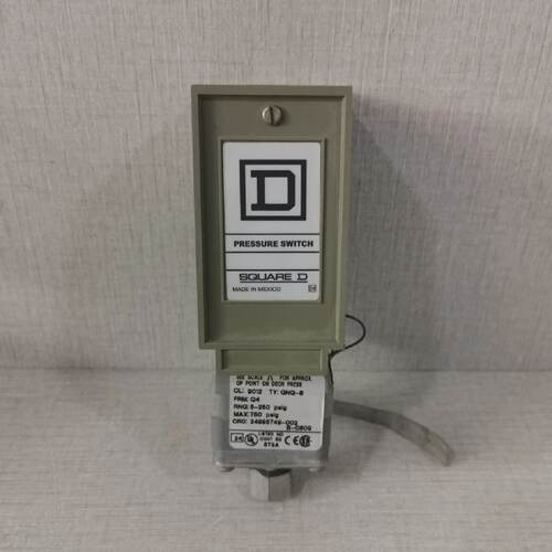 SQUARE D 9012 GN G6 PRESSURE SWITCH 5250 PSIG 750 PSIG
