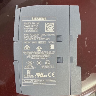 议价SIMATICPM1207电源模块型号6EP13议价